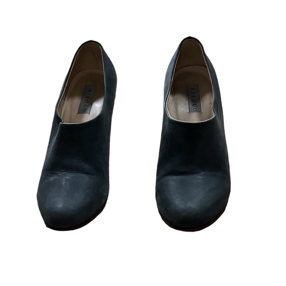 Nisolo Austin Heel Leather Boots In Smoke Gray Leather Size 7.5 - Picture 4 of 8